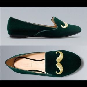 Zara velvet loafer